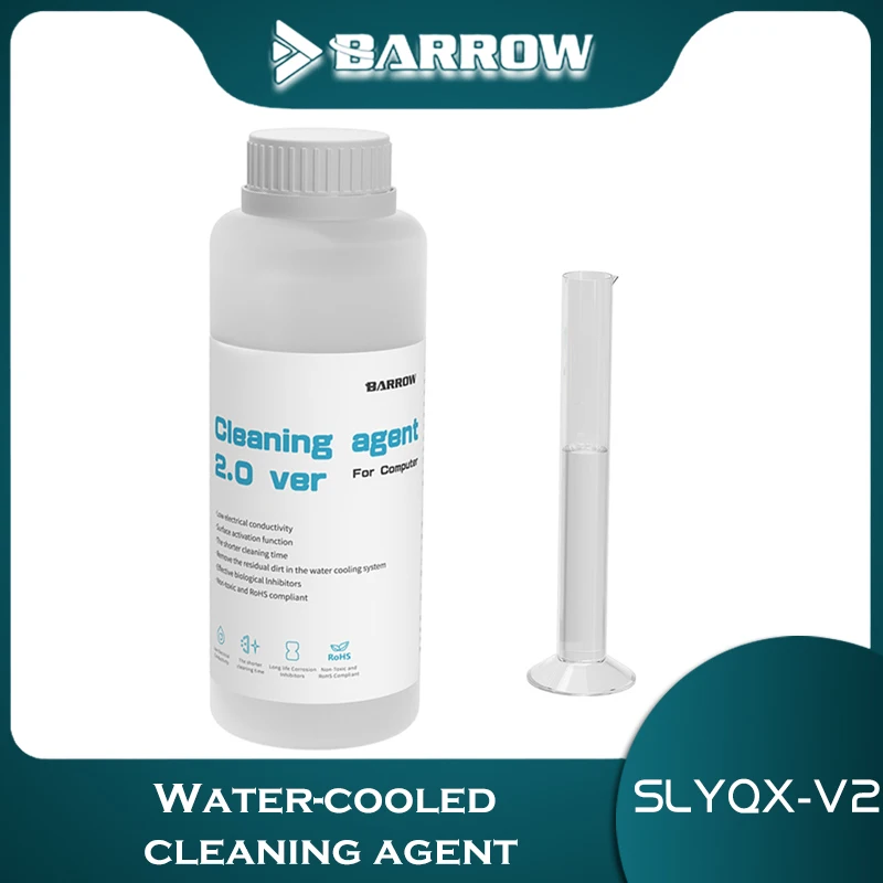 Barrow Computer Cleaning Detergent For PC Radiator / CPU / GPU / RAM Blocks Cleaner De-Precipitation De-Oxidation 473ML SLYQX-V2