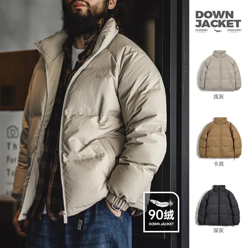 

Casual stand-up collar 90 white duck down jacket, the king of the same level exists. Stylish, good-looking and versatile