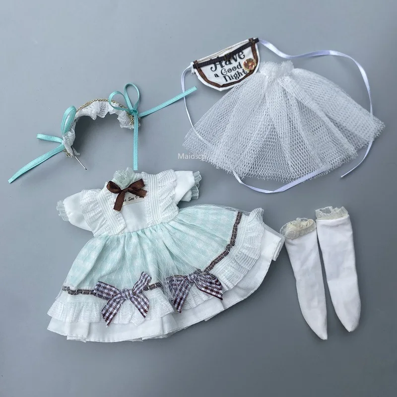 BJD Clothes 30cm 1/6 BJD SD YOSD Doll Clothes Fashion Skirt Clothes Set Accessories
