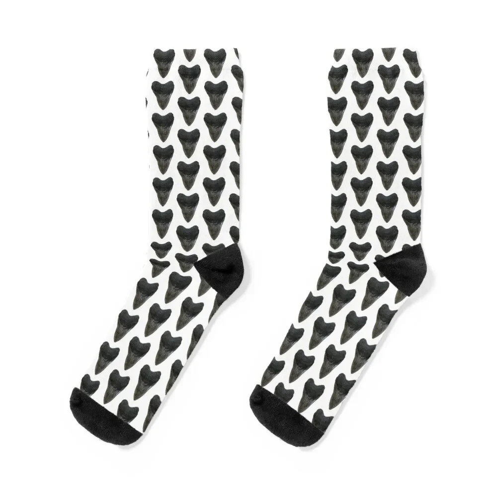 Sharks Tooth Megalodon Fossil Socks basketball gym Socks Woman Men\'s