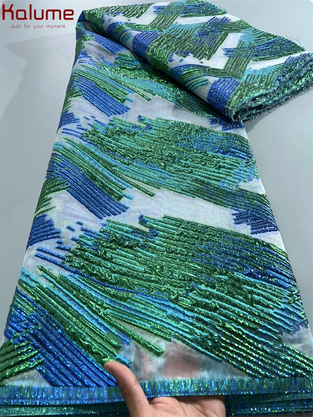 Kalume afrikanische Brokat Spitze Stoff Mode nigerian ischen Brokat Spitze hochwertige französische Jacquard Spitze für DIY nähen Party Stoff f3830