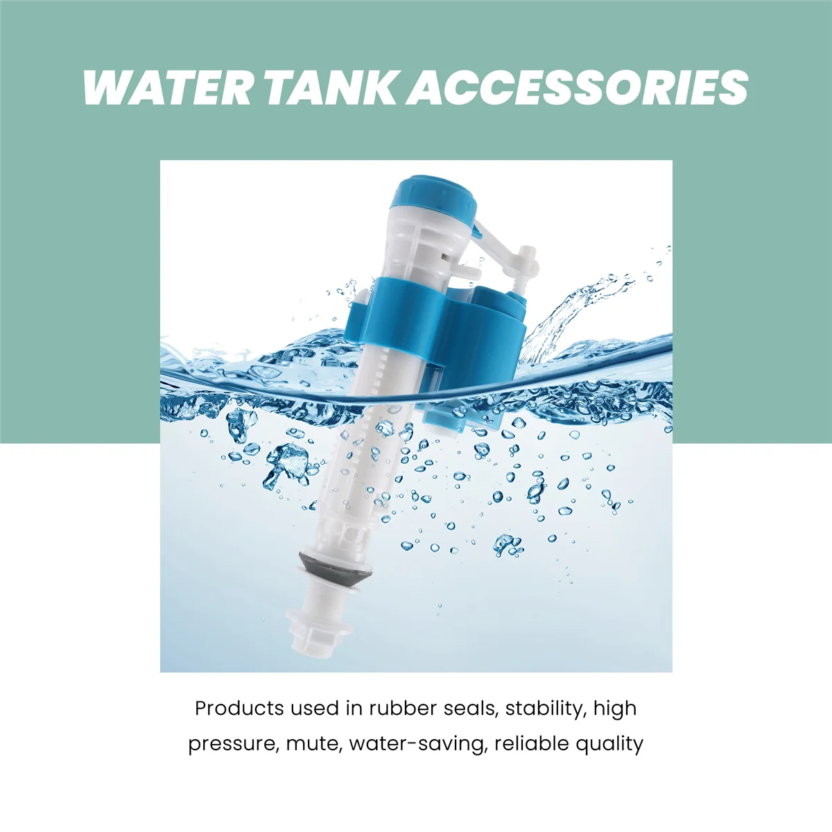Juego de accesorios de inodoro doble marino, válvula de salida antigua, válvula de drenaje única, accesorios de tanque de agua