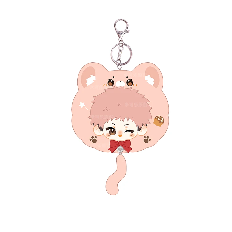 Anime Gojo Satoru Geto Suguru muñeco de peluche monedero bolsa lindo Nanami Kento Itadori Yuji juguete auriculares bolsa de almacenamiento Mini carteras 15cm