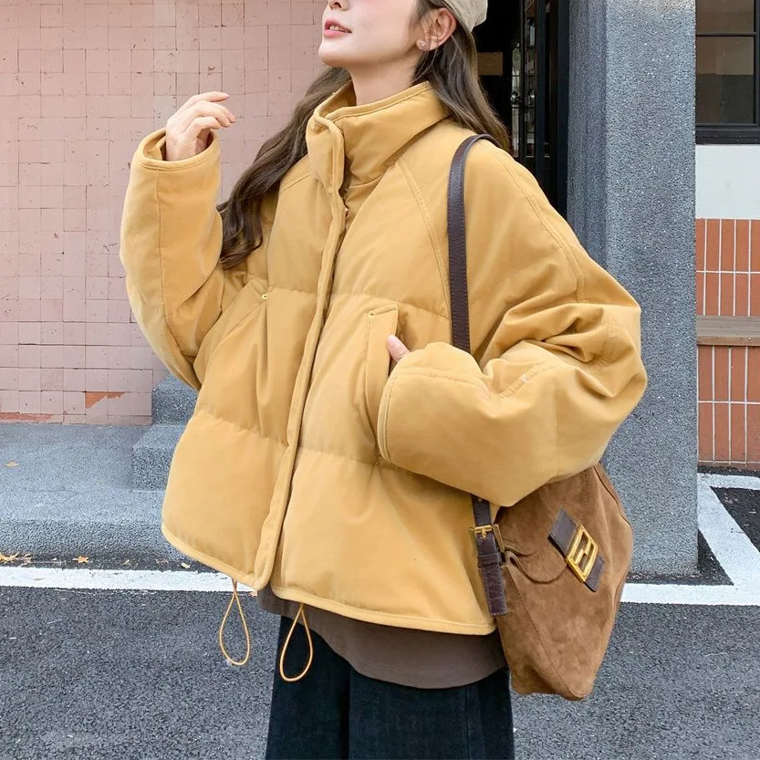 

Women's Stand Collar Cotton Jacket, Winter 2026 New Style Short and Stunning Coat