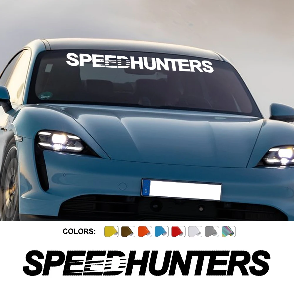 

Various Size Car Windshield Sticker Graphics Speedhunters Style Window Decor Decal Truck Vinyl Cover Auto Tuning Accessories