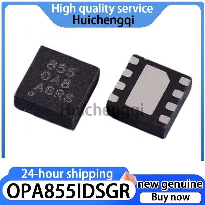 1PCS  New OPA855IDSGR OPA855I Screen Printed 855 Packaging WSON-8 High-speed Operational Amplifier Chip