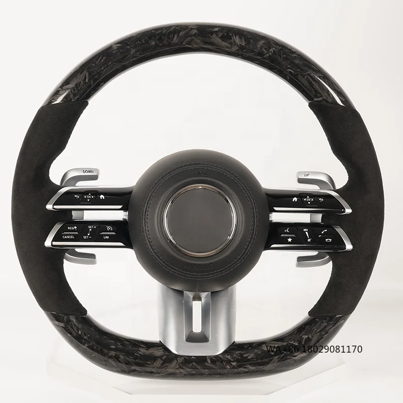 

C217 W211 W212 W221 W222 S63 C63 GLA45 C43 SLC для руля W204 W205 CLA GLA 45 класса из углеродного волокна