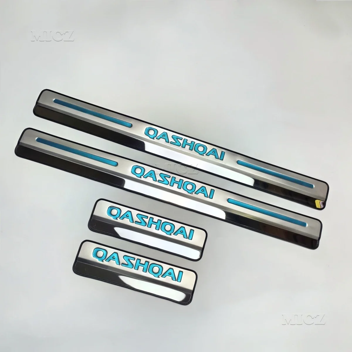 For Nissan Qashqai J10 J11 2007-2013 2014-2019 Door Sill Scuff Plate Stainless Steel Door Sills Pedal Car Styling Sticker