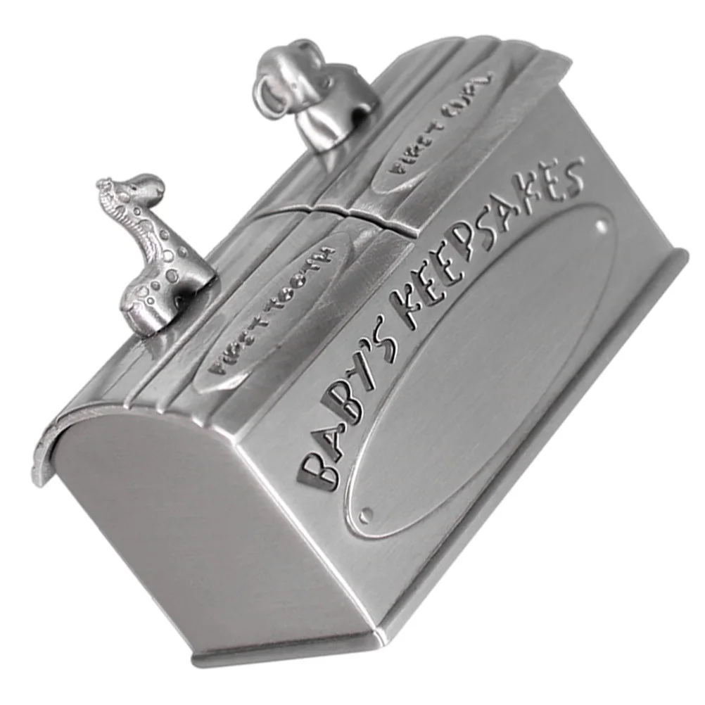 صندوق تذكار للأطفال مصنوع يدويًا عالي الجودة بتصميم مدمج لعيد الميلاد وهدية عيد الميلاد وحاوية تجعيد الأسنان للأطفال #2