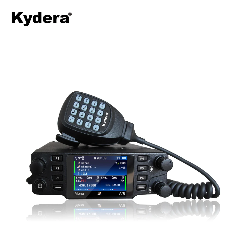 Motorolable UHF VHF Mobile Two Way Radio LTE-CDR700UV Vehicle Mounted Station GPS Dispatching Supports RealPTT GXIN Cross Band