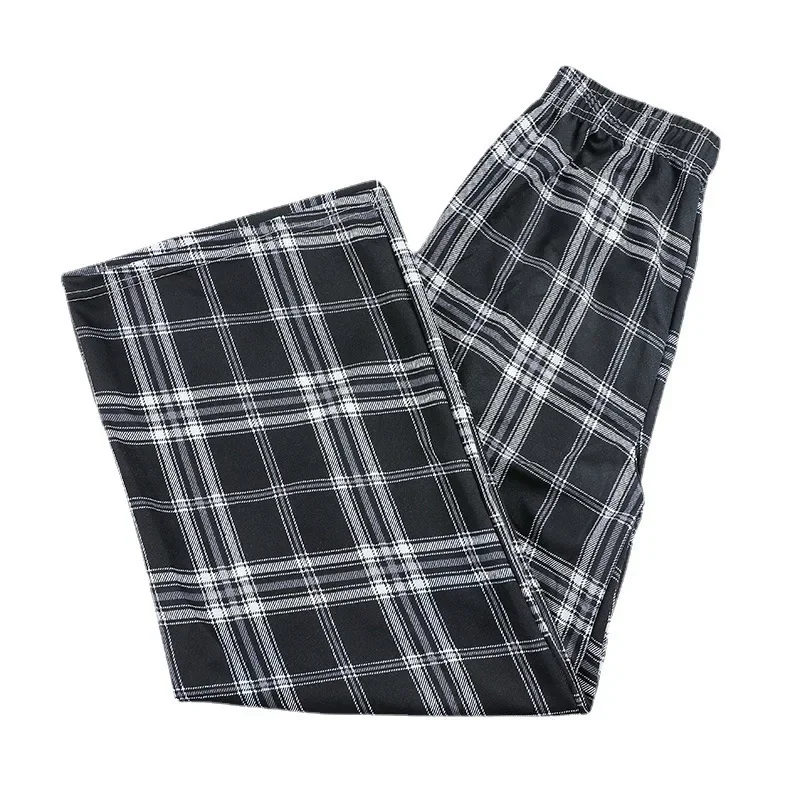 Checkered Pants for Women High Waisted Drooping Loose Narrow Straight Leg Pants Slim Wide Leg Pants Small Casual Pajama Pants