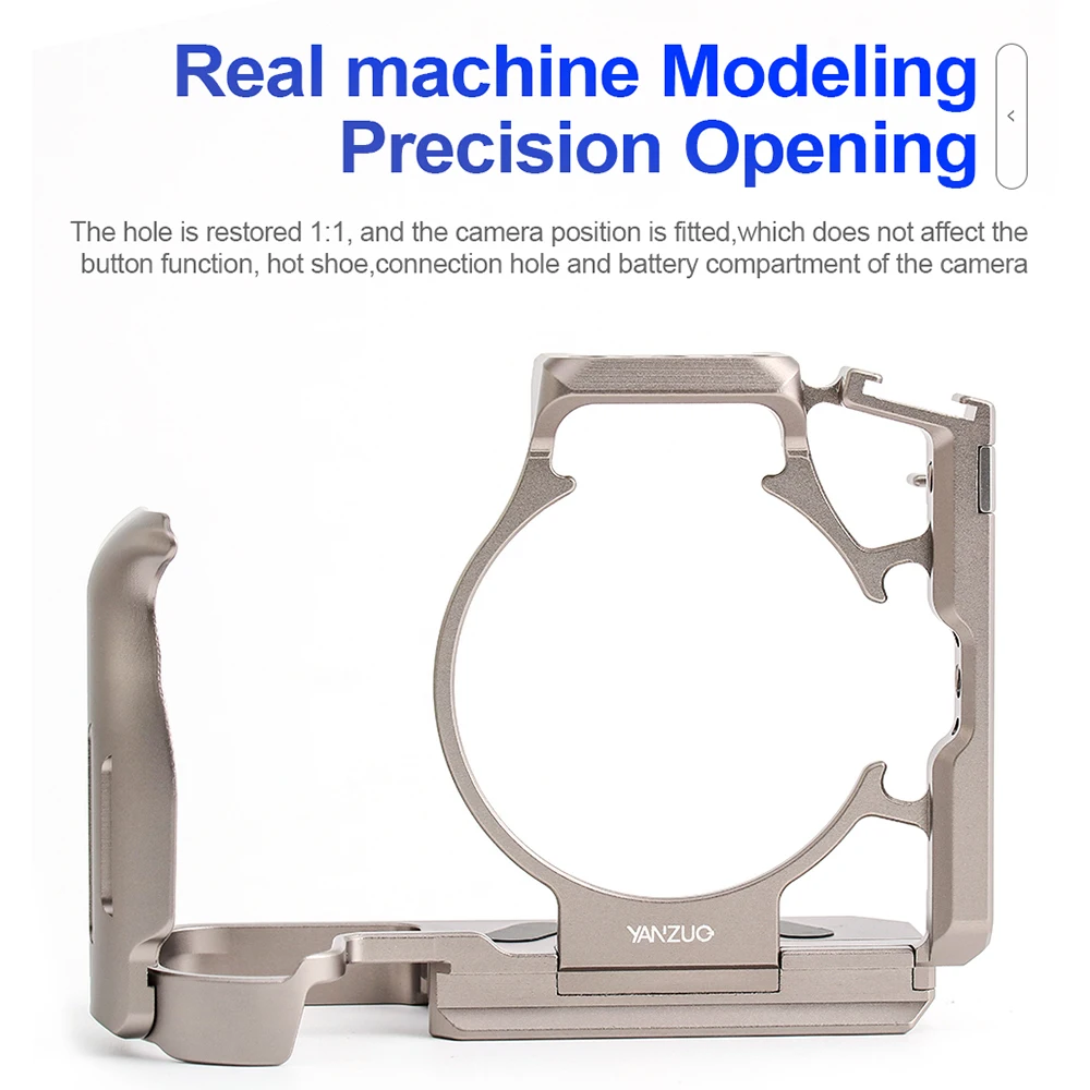 

YANZUO Metal Camera Cage Kit for Canon R5/R5c Camera Rabbit Cage Stabilizer Protection Bracket Attachment