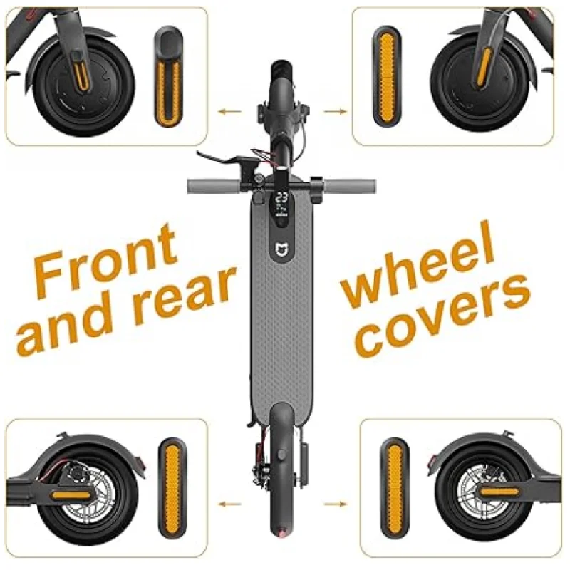 Electric Scooter Rear Side Wheel Cover Reflective Stickers for Xiaomi M365 1S Essential Pro2 Replacement Spare Parts