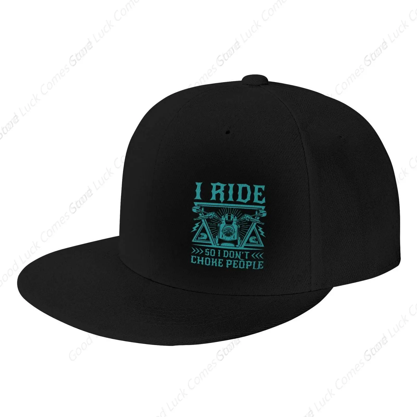 I Ride So I Don't Choke People Snapback Hat Men Woman Baseball Cap Flat Bill Brim Trucker Dad Hats