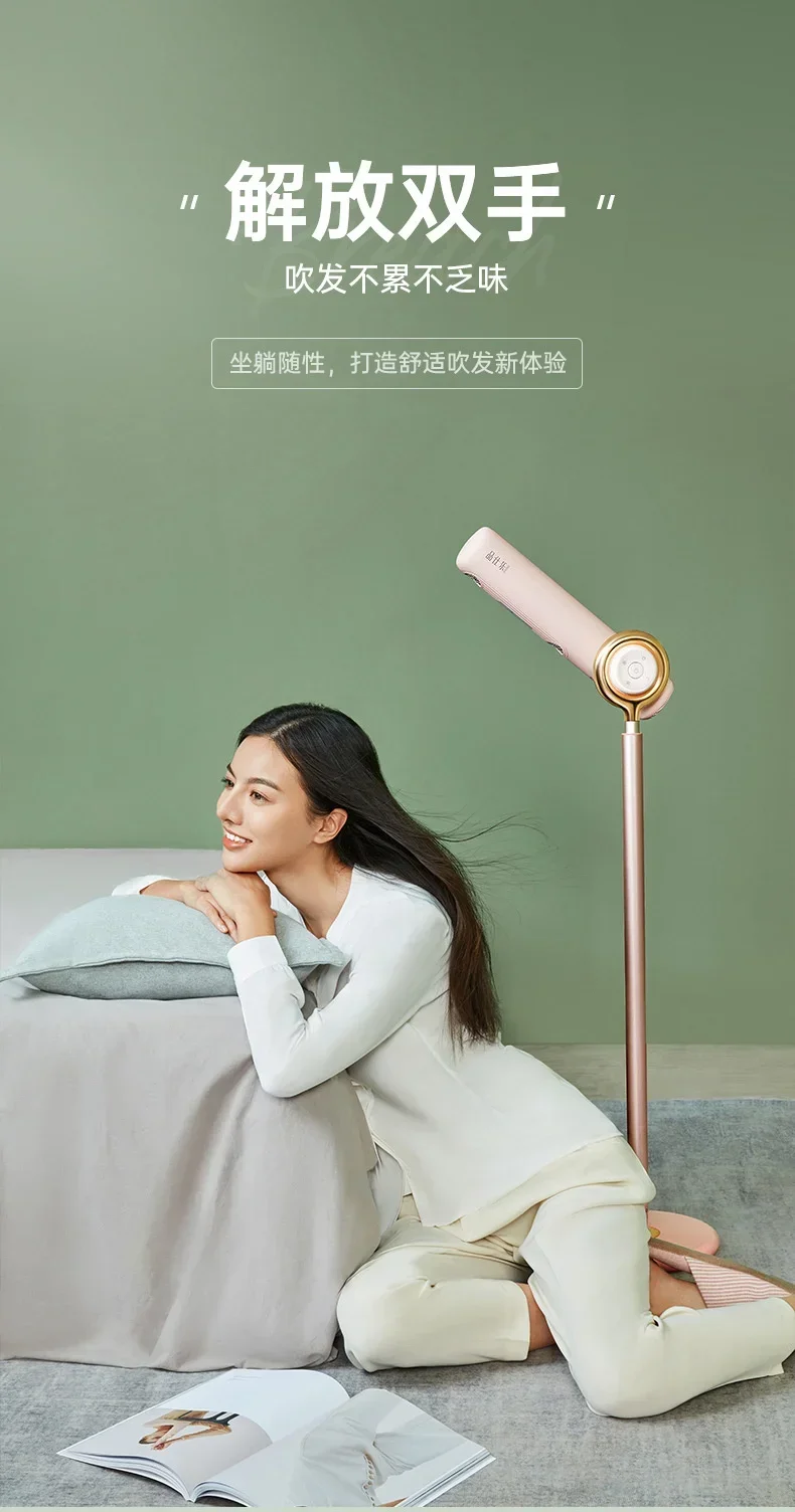 220V Pinsile Vertical Hair Dryer Household Hands Free Anion Hair Care High-power Fast Drying Floor Hair Dryer