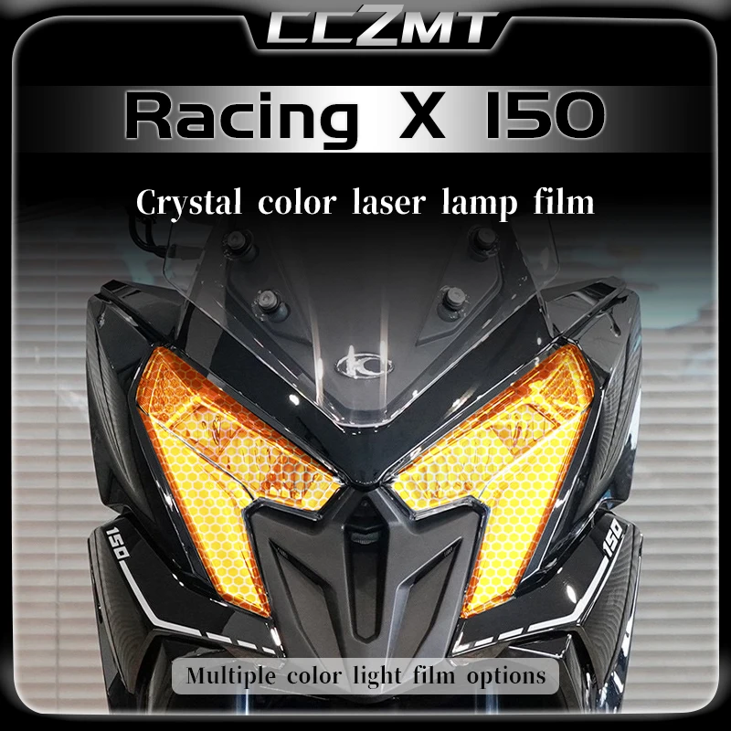 

For KYMCO Racing X RKS 150 headlight tail light film protection sticker honeycomb laser film modification accessories