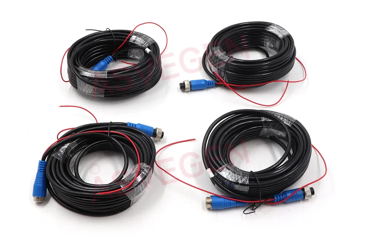 2025Round View 360 Panoramic Car Camera System 3D 360 Degree Surrounding Bird View Truck Bus Security 4 Way Camera DVR Recording