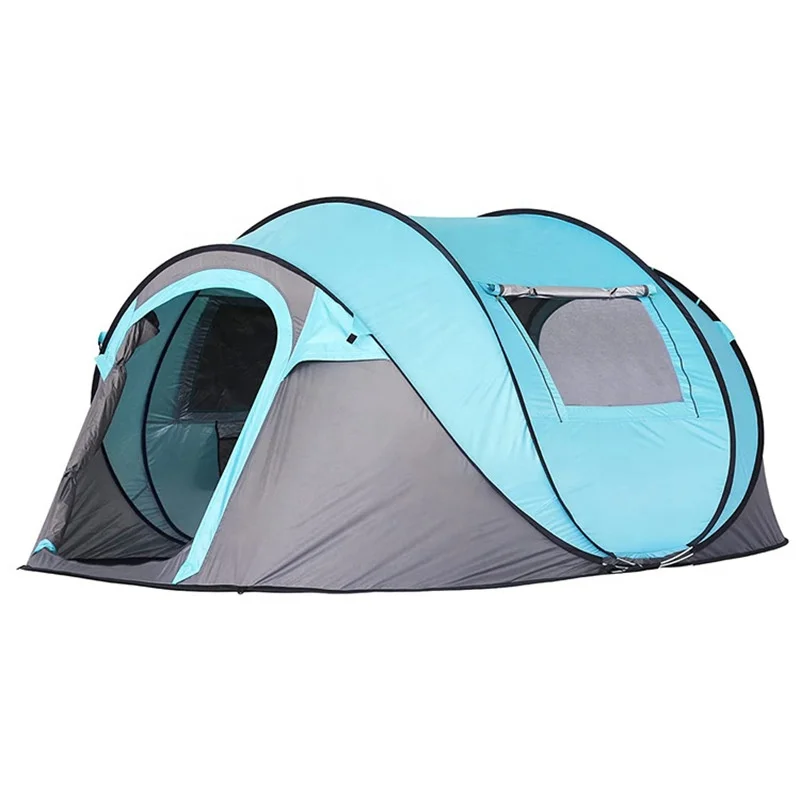 

4-Person Waterproof Oxford Fabric Family Tent Outdoor Automatic Quick-Opening and Quick-Throwing for Park Camping