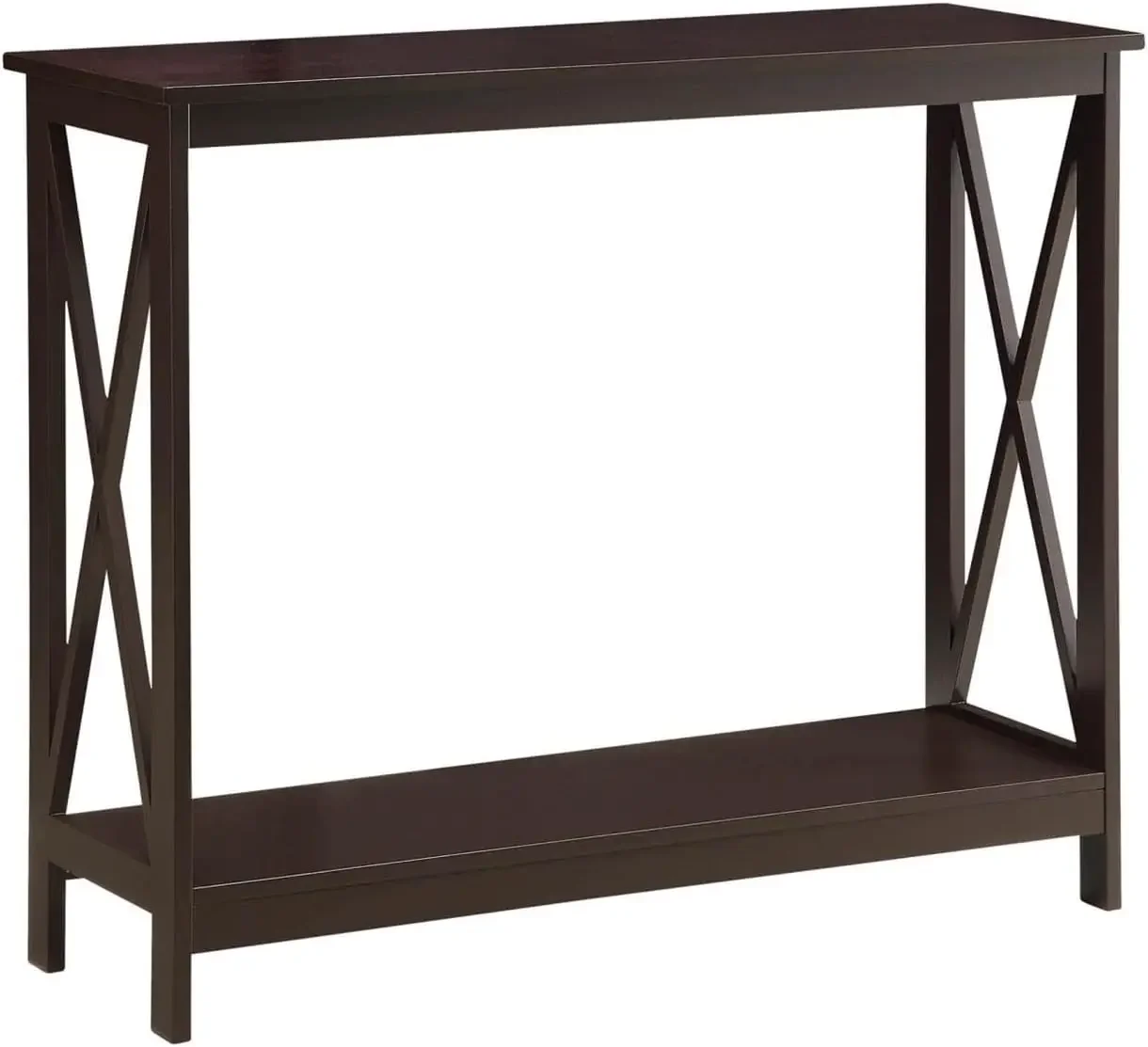 

Oxford Console Table 39.5" - Sofa Table with Storage Shelf, Transitional Entryway Hall Table for Living Room and Bedroom