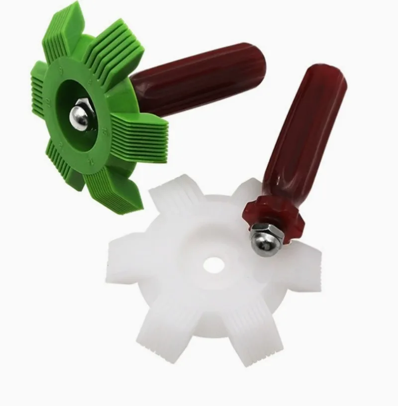 Refrigeration Tool Brush, Air Conditioner Condenser Cooling Brush, AC Fin Comb, Evaporator Fin Straightening Comb