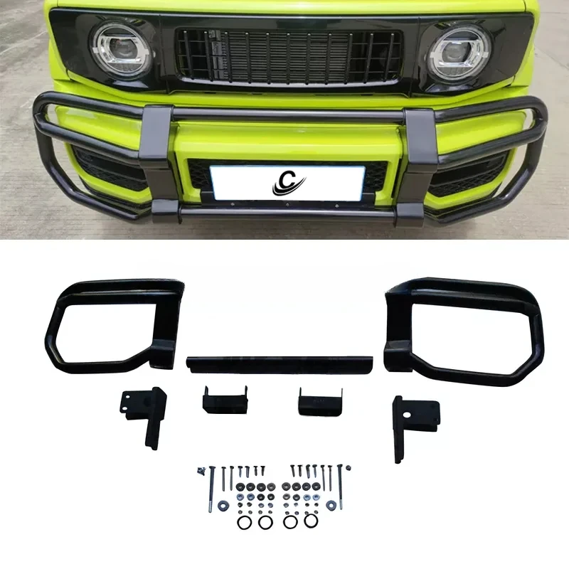 2018-2021year for G63 Mini Style Front Bumper Guard For Suzuki Jimny JB74 Upgrade Facelift Car Part Front Bumper