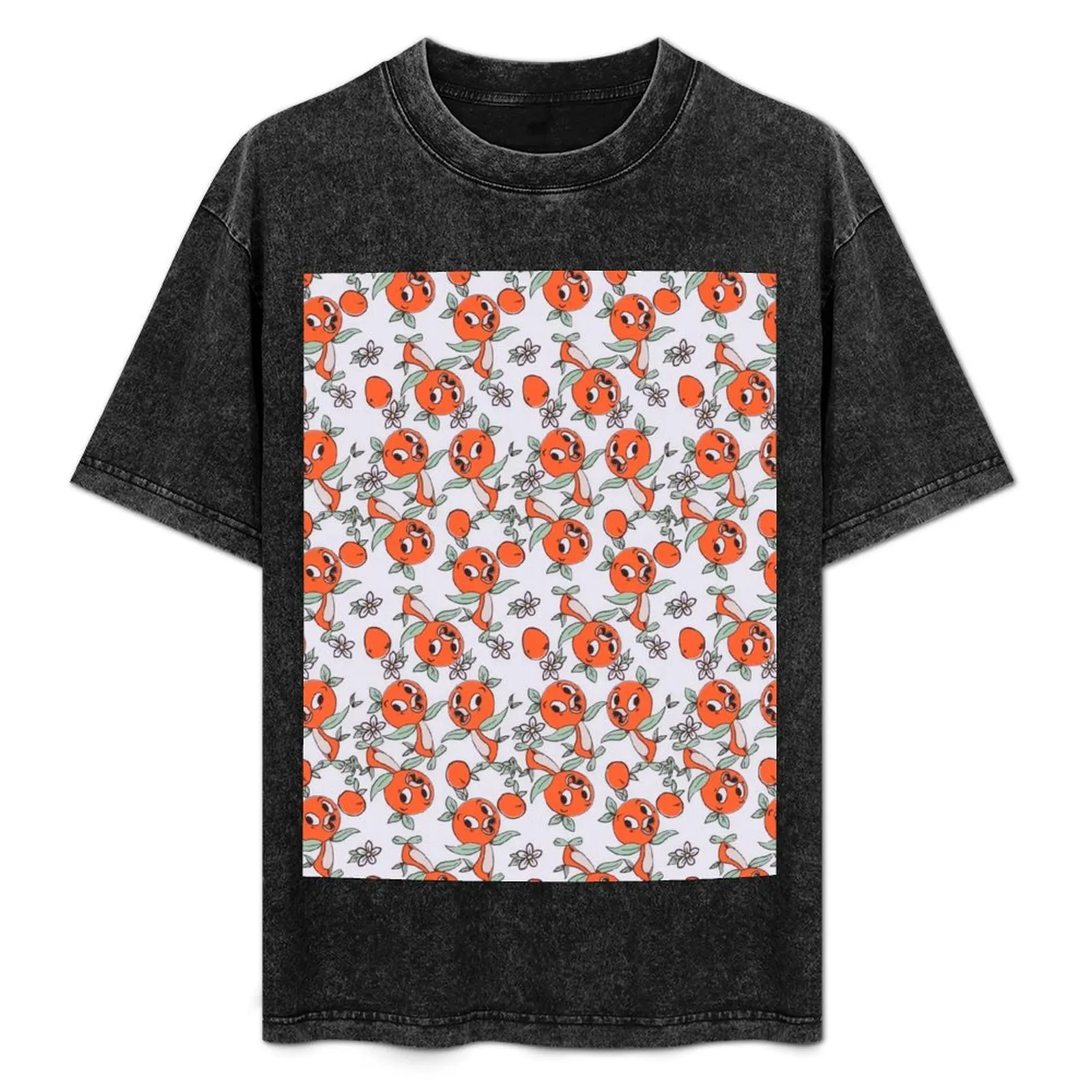 Little Orange Bird In the Sunshine Tree T-Shirt Gym Exercise Short Sleeve T-Shirt