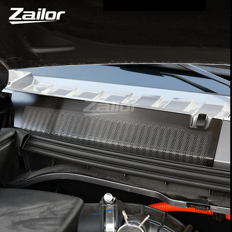 For BYD Leopard 5 Denza B5 Metal Front Hood Filter Inlet Bug Net Anti-Clogging Air Intake Protective Cover Car Accessories