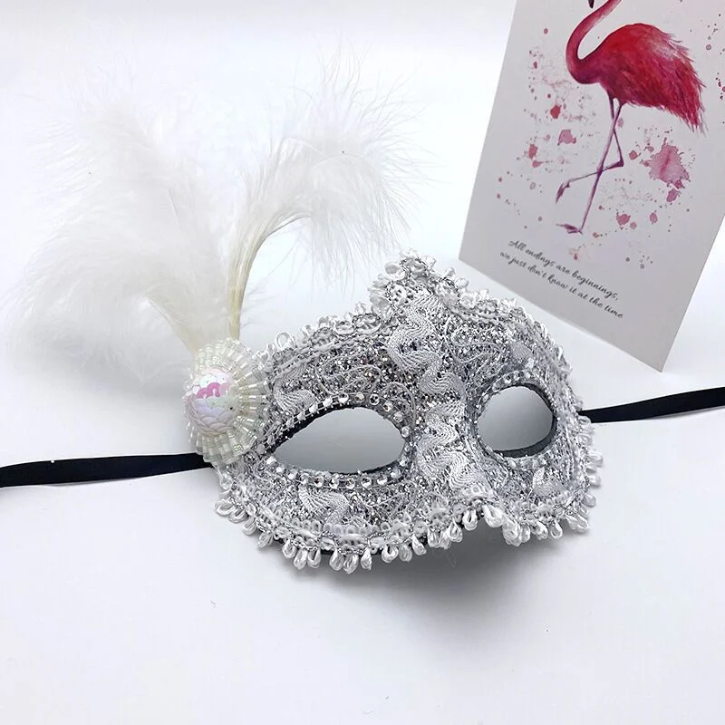 Sexy Ladies Masquerade Ball Mask Princess Mask Christmas Girl Adult Half Face Party Makeup Halloween Mask 18 * 20cm