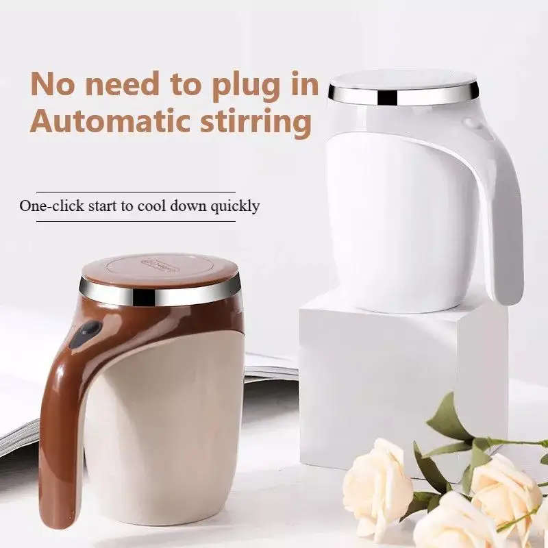 

Rechargeable Model Automatic Stirring Cup Coffee Cup High Value Electric Stirring Cup Lazy Milkshake Rotating Magnetic Water Cup