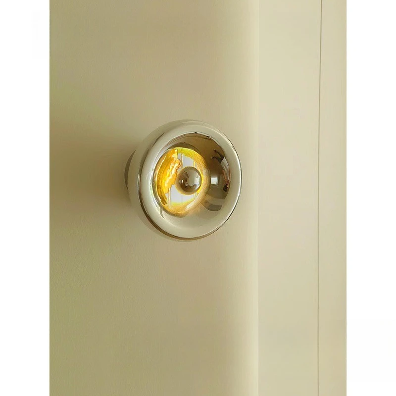 

Modern minimalist lava medieval wall lamp Bauhaus industrial wind staircase