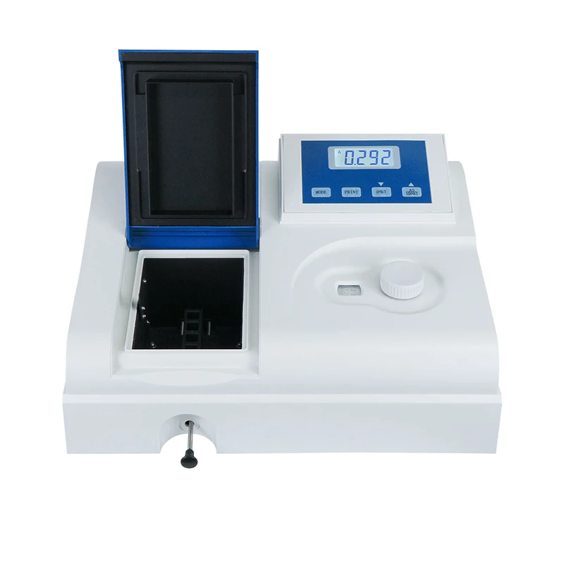 High quality laboratory portable single beam visible spectrophotometer