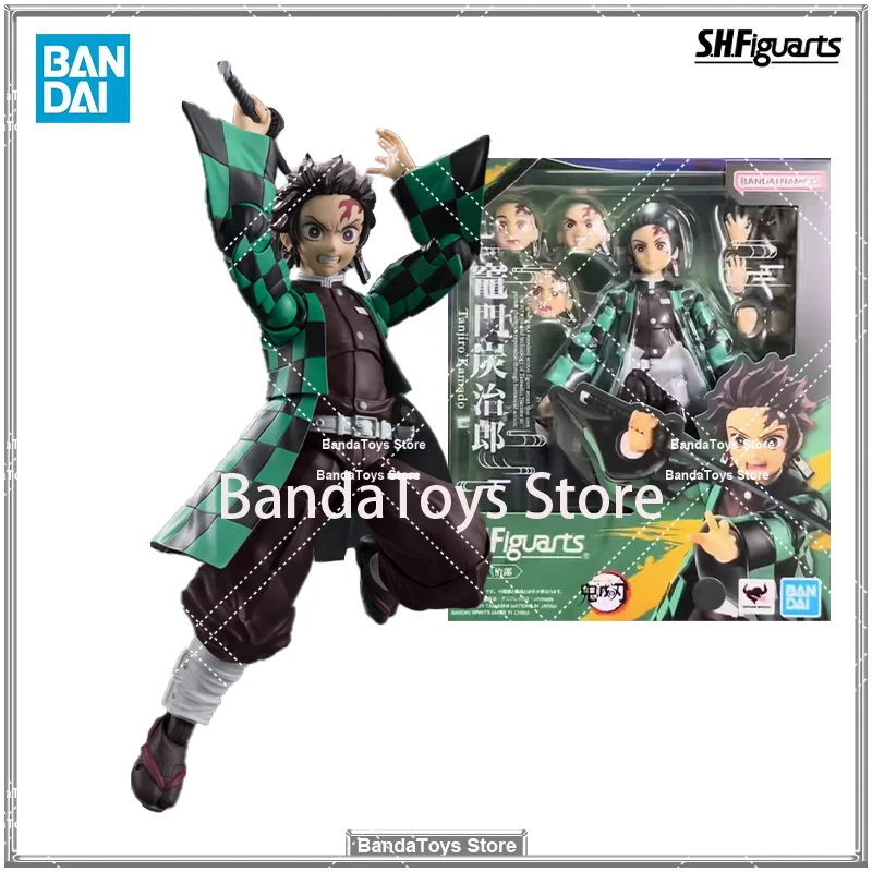 

In Stock Original Bandai S.H.Figuarts SHF Kamado Tanjiro Demon Slayer Kimetsu No Yaiba Anime Collection Figures Model Toys