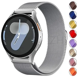 Milanese Loop Strap for Samsung Galaxy Watch 7 6 5 4 44mm 40mm Magnetic Metal Band 22mm 20mm Bracelet Galaxy Watch 4/6 Classic