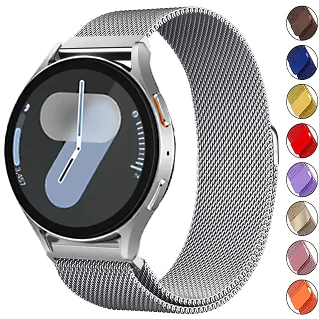 Milanese Loop Strap for Samsung Galaxy Watch 7 6 5 4 44mm 40mm Magnetic Metal Band 22mm 20mm Bracelet Galaxy Watch 4 6 Classic AliExpress