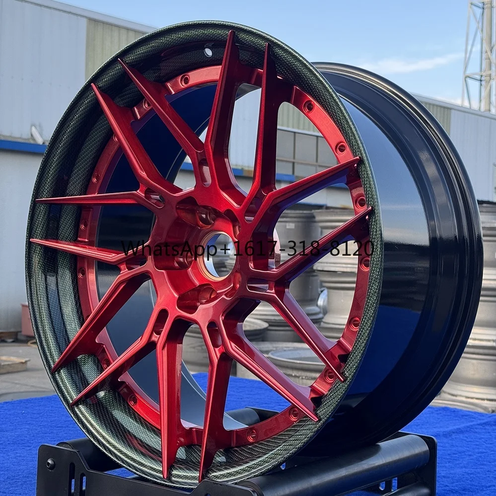 

Высокое качество 19, 20, 21, 22, 24, 26-дюймовые кованые гоночные автомобильные колеса на заказ 5x112 6061-T6, спортивные колеса из сплава из углеродного волокна
