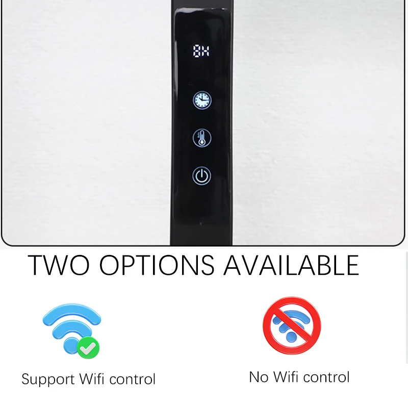 OXG تسخين كهربائي منشفة رف ترموستات الحمام منشفة دفئا مخفي/متعرض تركيب مجفف منشفة من الفولاذ المقاوم للصدأ #3