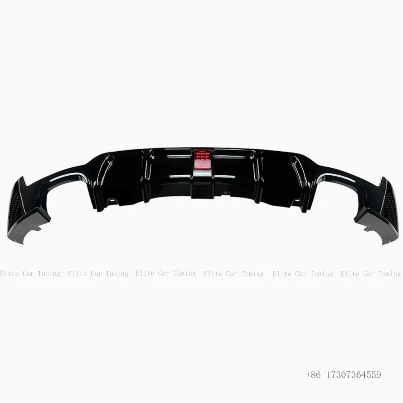 

Gloss Black Car Parts Dual Sides Double Outlet Rear Diffuser with LED for BMW 4Series F32 F36 2014-2019