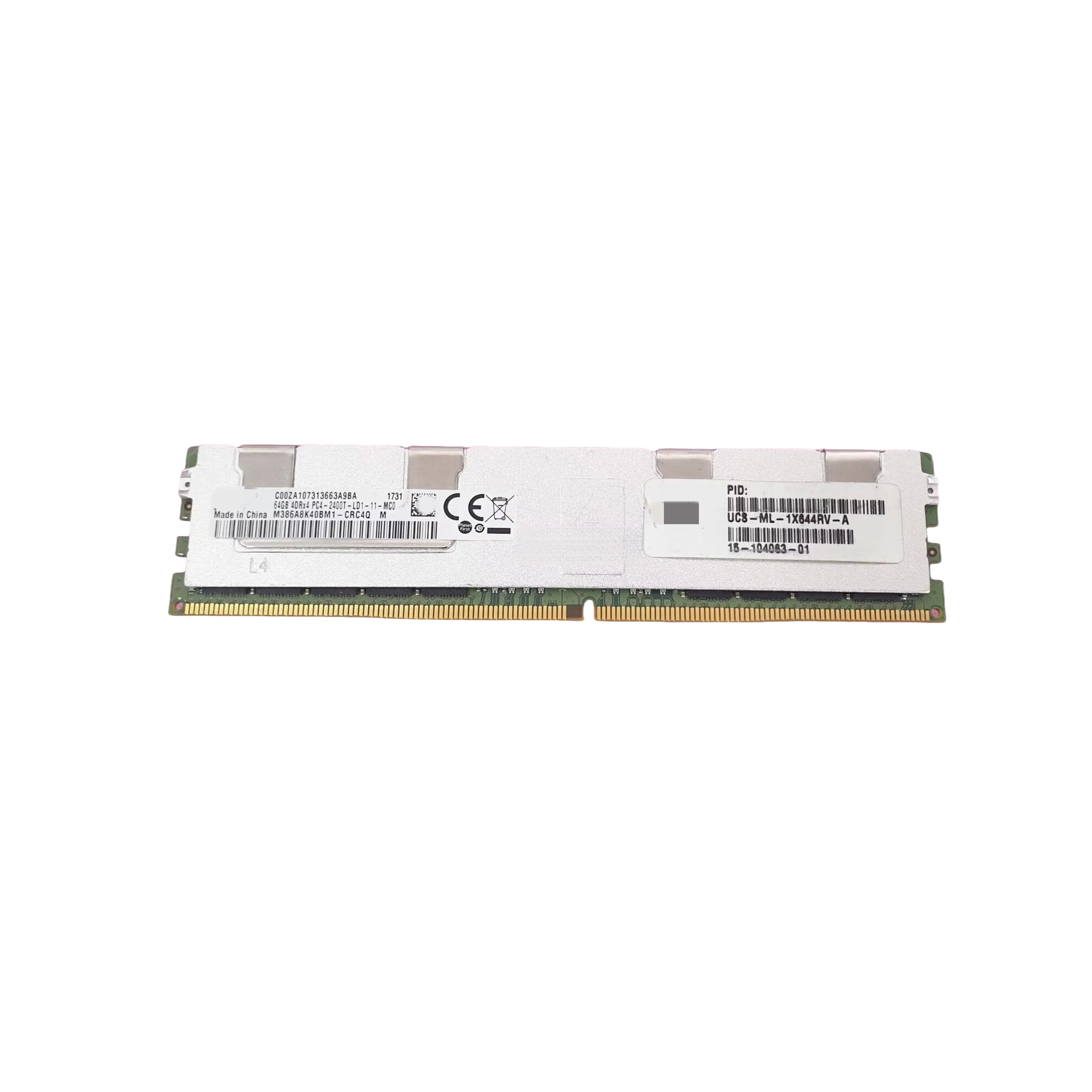 

UCS-ML-1X644RV-A 15-104063 64G 4DRX4 PC4-2400T-L
