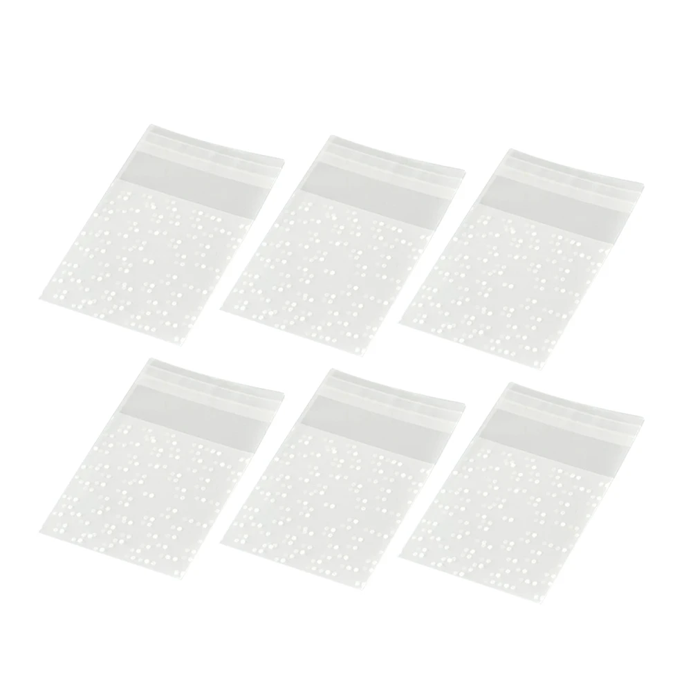 

100pcs Biscuit Packaging Bags SelfSealing PolkaDots Adhesive Candy SmallGoodies PlasticCookie Snack Nuts Chocolate Gifts