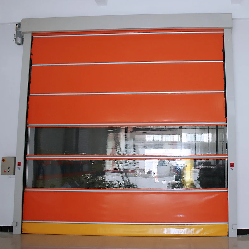 Entrance Rolling Shutter Door Industrial Roller Gates Rapid Auto Roll and High Speed Doors