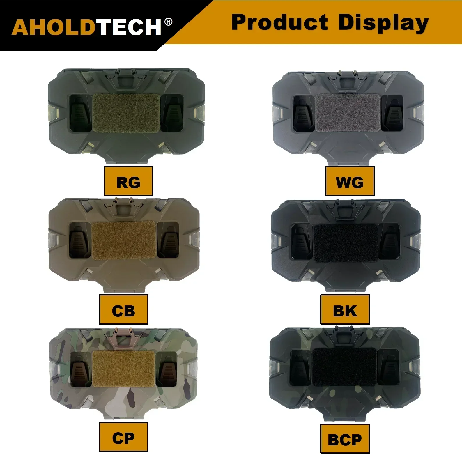 Aholdtech Tactical Lightweight Universal Molle Mobile Navigation Plate Chest Hanging Mobile Holder Folding Phone Bag