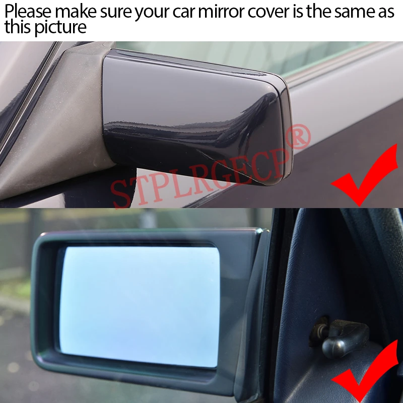 Stplrgecp Driver Side Left Right Door Side Heated Wing Mirror Glass Lens for Mercedes-Benz E-Class W124 S124 A124 W201 Only LHD