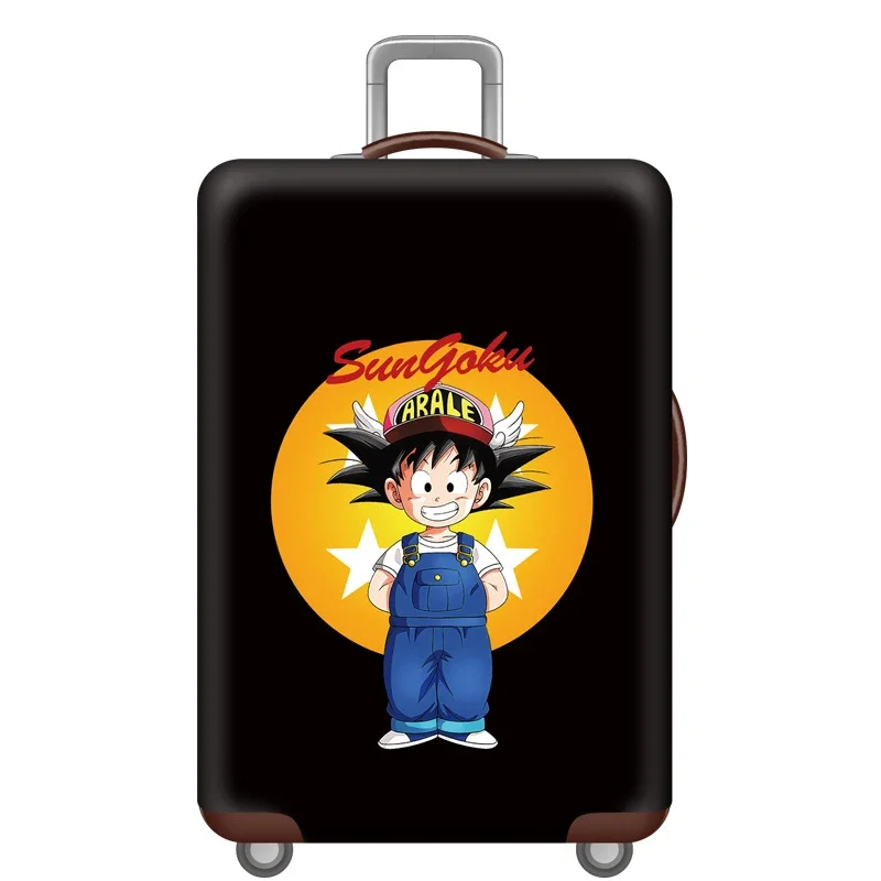 Anime Dragon Ball Luggage Protective Cover Cartoon Stretch Dust Case Goku Fashion Anti-friction Shell Vegeta Suitcase Decorative