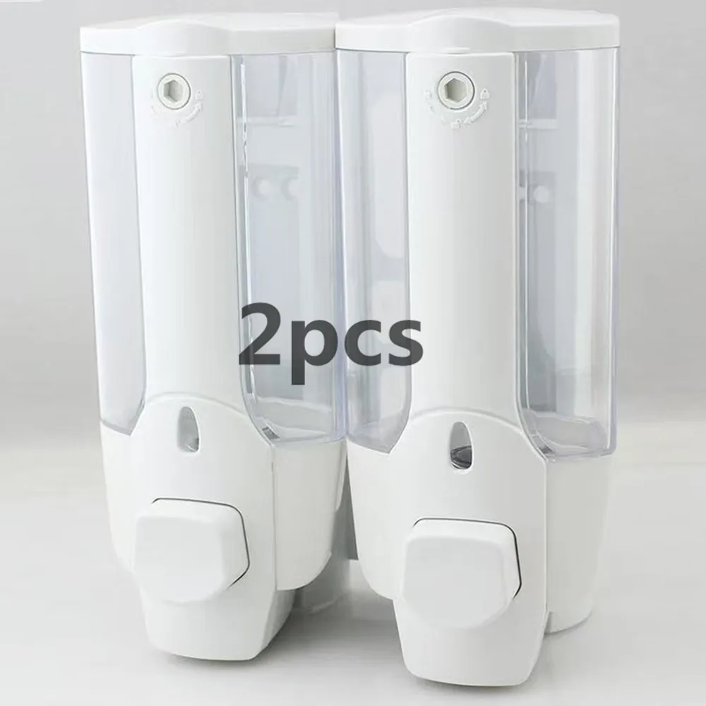 

1 шт., 350 мл, дозатор мыла для рук, шампуня, настенное крепление, дозаторы жидкости для душа, контейнеры для ванной комнаты, туалета