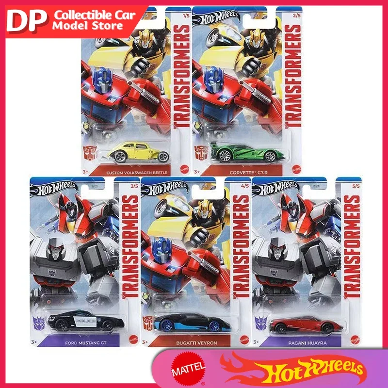 

New Hot Wheels Exclusive Transformers Series Set Ford GT Bugatti Diecast Vehicle Model Toys Childhood Memories, Ship Now