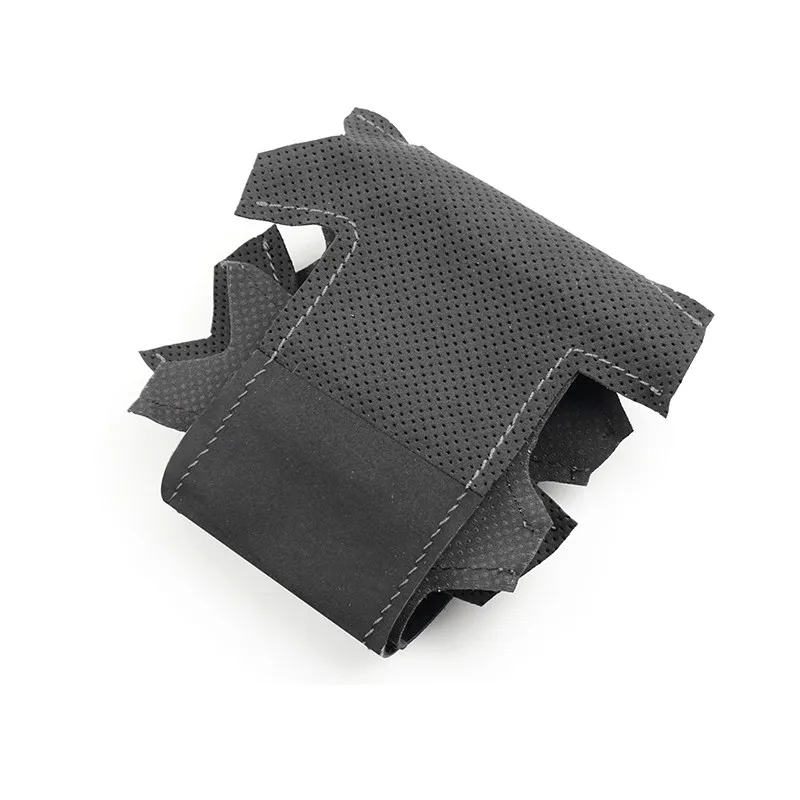 DIY Customized Car For Jeep Renegade 2015-2019 Compass Fiat Interior Steering Wheel Suede leather Cover Accessories