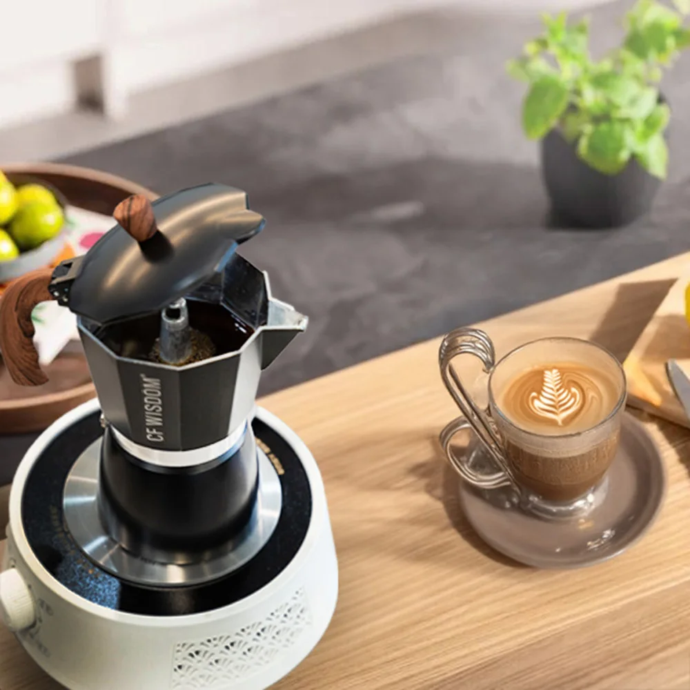 Moka Pot Machine à expresso percolateur cafetière Moka Pot cadeau pour les vacances, Thanksgiving, Halloween, noël