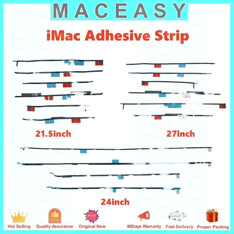 

IMac LCD Display Screen Adhesive Strip Sticker Set Use for A1418 A2116 A1419 A2115 A2438 A2439 Tapes Double Sides Original OEM