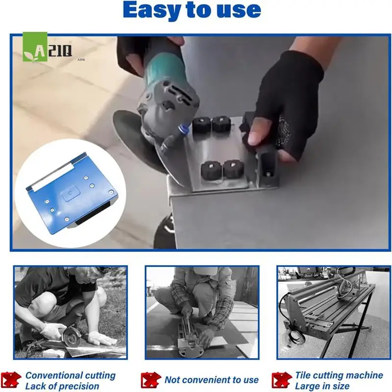 

A21Q -45 Degree Tile Chamfer Tool,Heavy Duty Angle Grinder Stand 45 Degree Adjustable For Cutting Stone