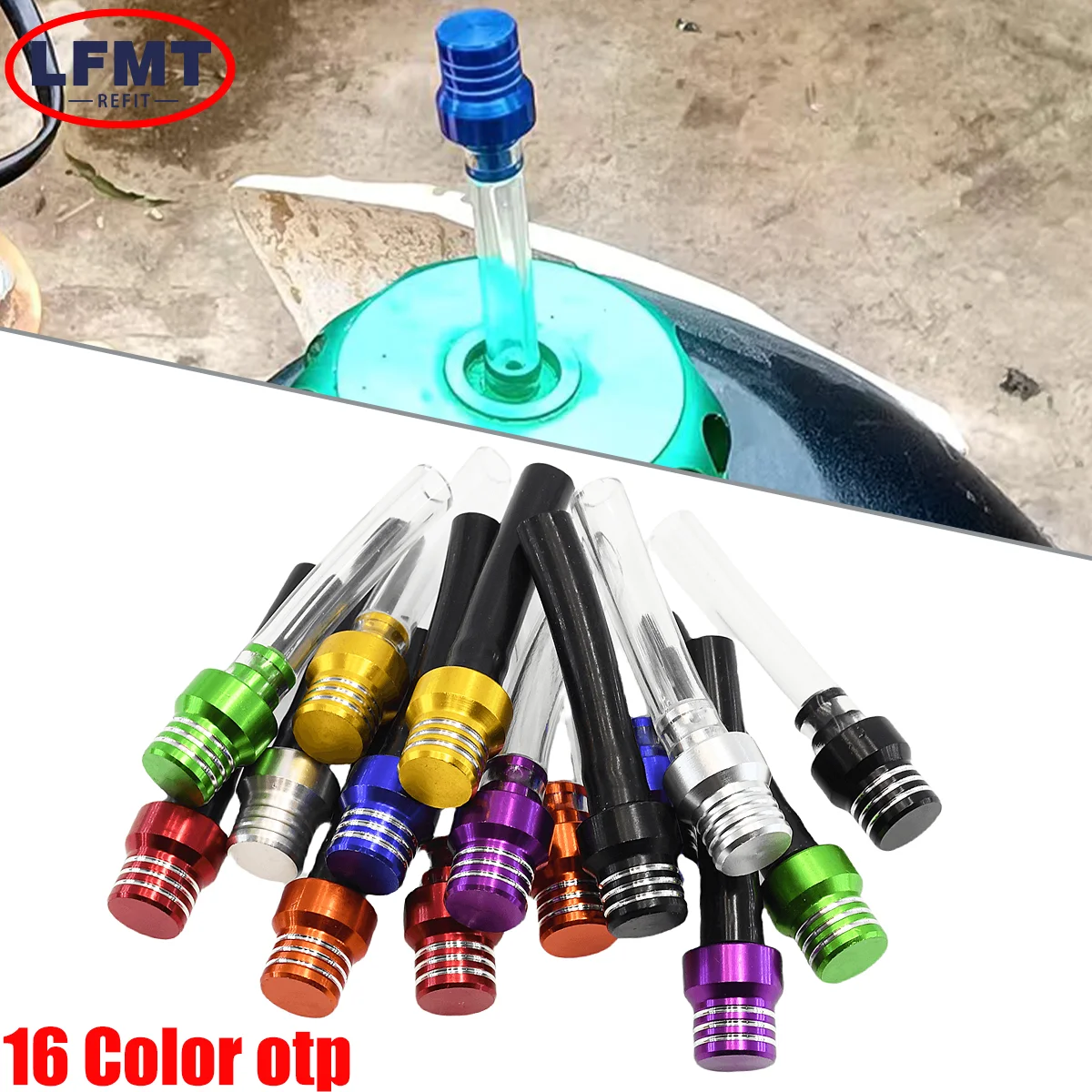 Motocross Universal Gas Fuel Cap Valve Vent Breather Hose Tube For KTM Honda EXC Yanmaha YZ KAWASAKI Zongshen SUZUKI ATV 4wd XCF